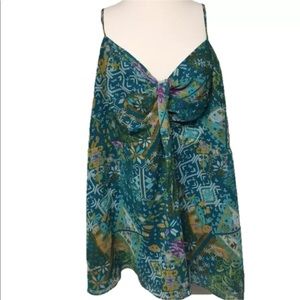 Lane Bryant Sheer overlay Spaghetti Strap Cami